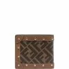 Fendi FF logo-print wallet