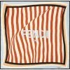 Fendi striped square scarf