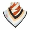 Fendi striped square scarf