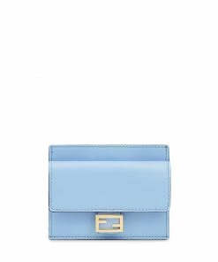 Fendi logo-plaque flap wallet