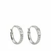 Fendi small baguette hoop earrings
