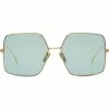 Fendi FF Baguette oversized frame sunglasses