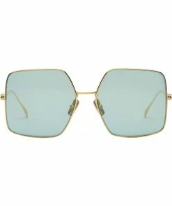 Fendi FF Baguette oversized frame sunglasses