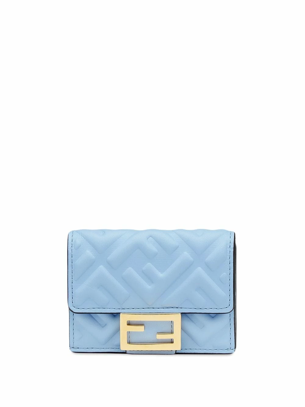 Hot Sale β Fendi Micro Trifold embossed logo wallet wallets & purses of women π 3 Fendi Micro Trifold embossed logo wallet