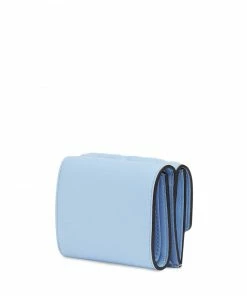 Fendi Micro Trifold embossed logo wallet