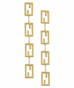 Fendi Baguette drop earrings