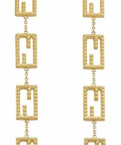 Fendi Baguette drop earrings