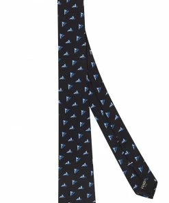 Fendi jacquard Bag Bugs motif tie