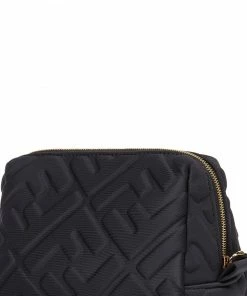 Fendi FF quilted make up bag