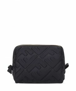 Fendi FF quilted make up bag