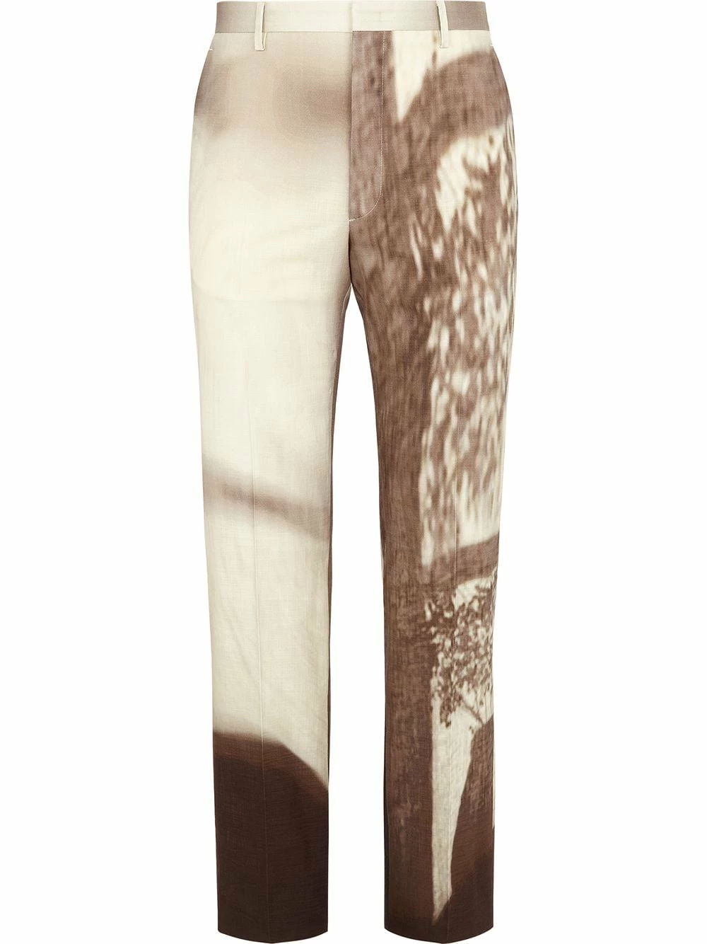 Best Sale 𧨠Fendi Printed slim fit trousers tailored pants of men π 3 Fendi printed slim-fit trousers