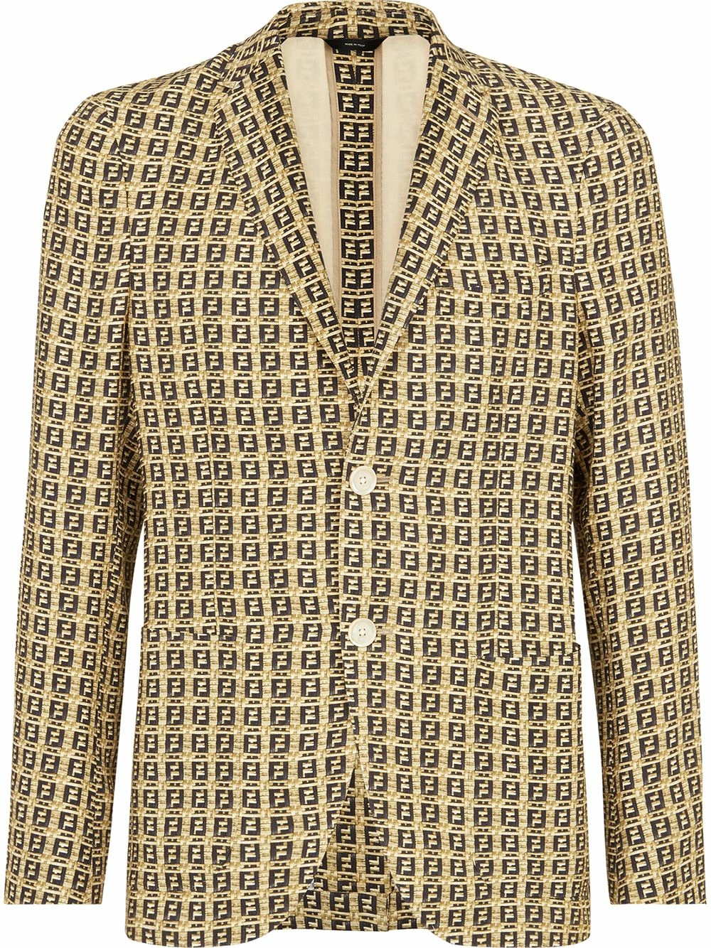 Cheapest π Fendi All over FF logo blazer blazers of men π 3 Fendi all-over FF-logo blazer