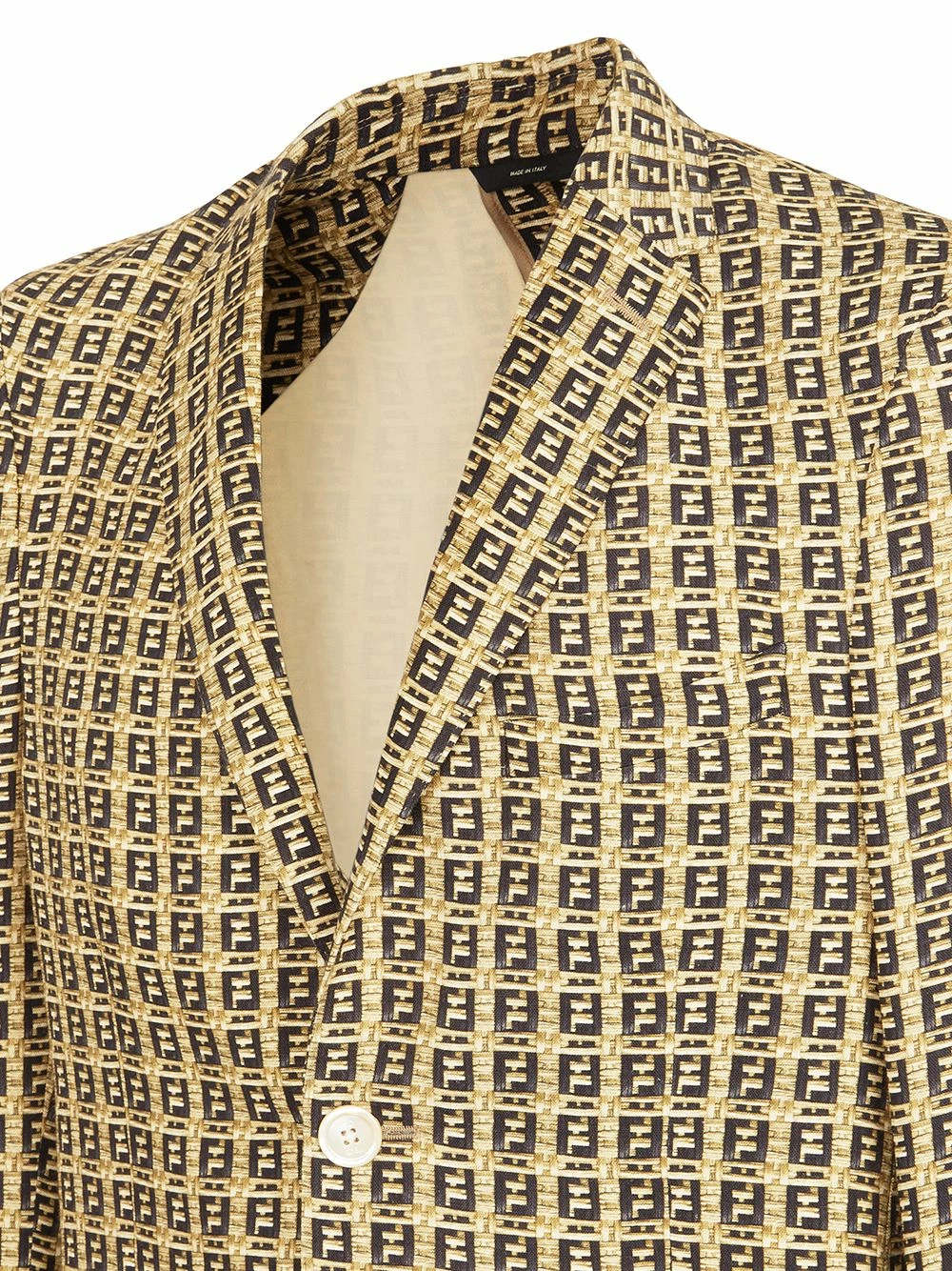 Cheapest π Fendi All over FF logo blazer blazers of men π 6 Fendi all-over FF-logo blazer
