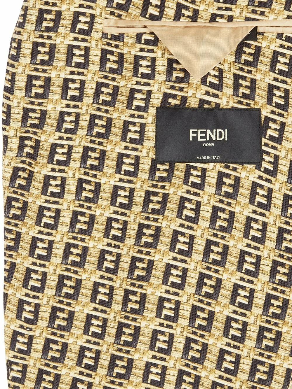 Cheapest π Fendi All over FF logo blazer blazers of men π 7 Fendi all-over FF-logo blazer
