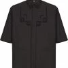 Fendi embroidered short-sleeve shirt