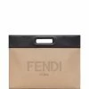 Fendi two-tone tote bag