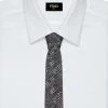 Fendi graphic print necktie