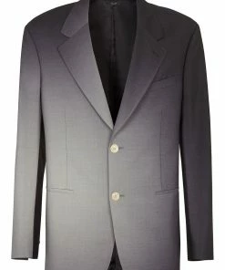 Fendi ombrΓ© print wool blazer