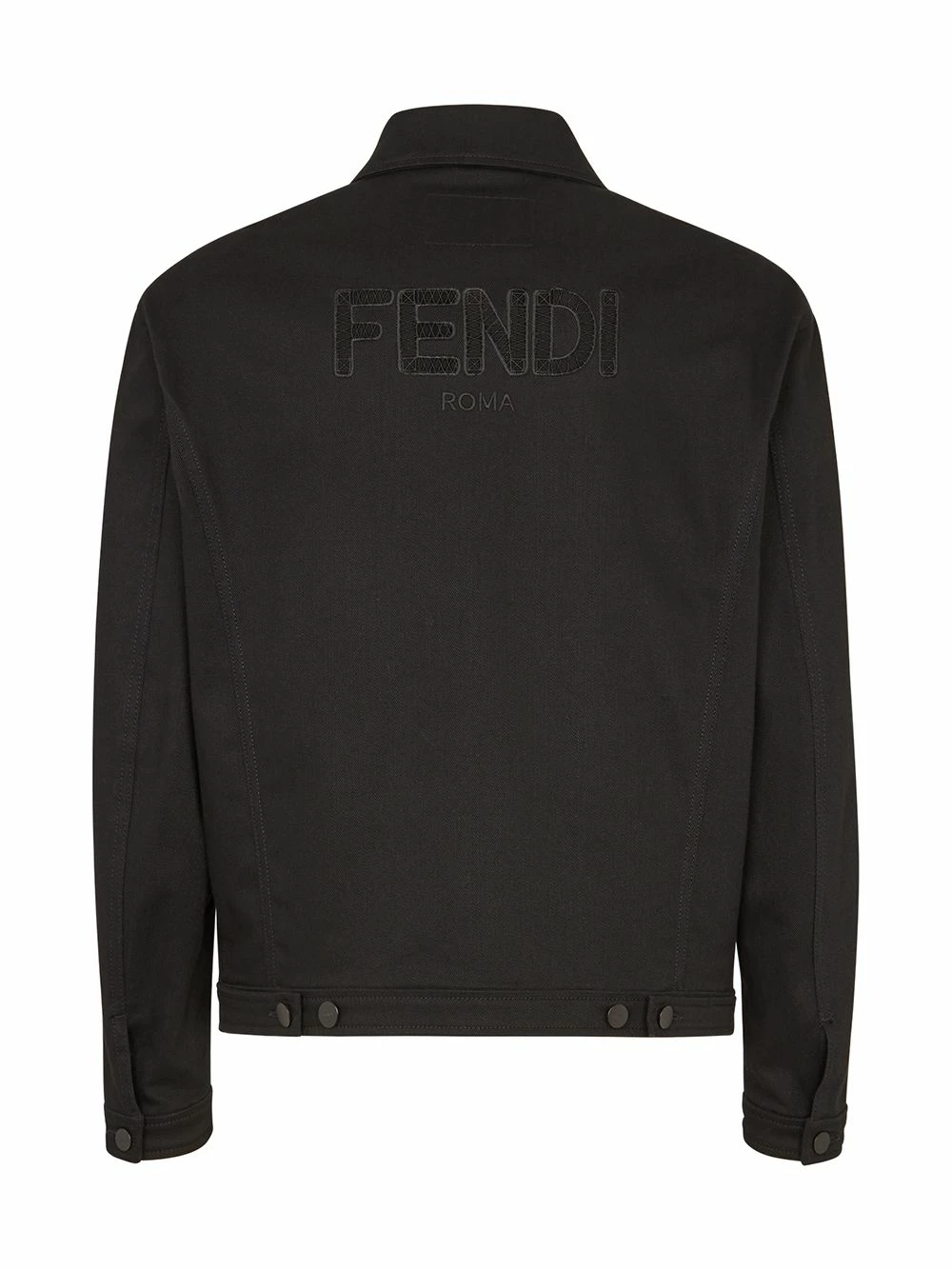 Coupon π Fendi Embroidered logo denim jacket denim jackets of men π 4 Fendi embroidered logo denim jacket