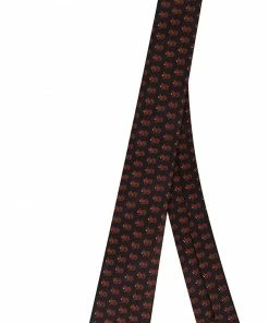 Fendi printed silk tie