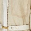 Fendi belted linen jumpsuit