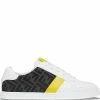 Fendi FF-logo print lace-up sneakers