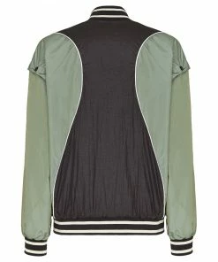 Fendi detachable sleeves FF bomber jacket