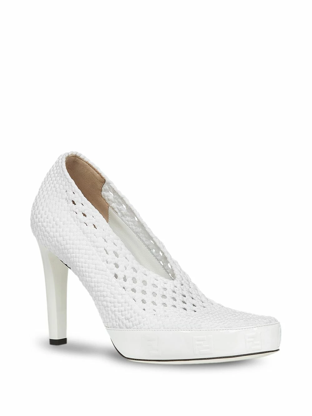 Best reviews of π Fendi Fishnet perforated slip on pumps of women π₯ 4 Fendi fishnet perforated slip-on pumps