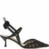 Fendi mesh-panel pumps