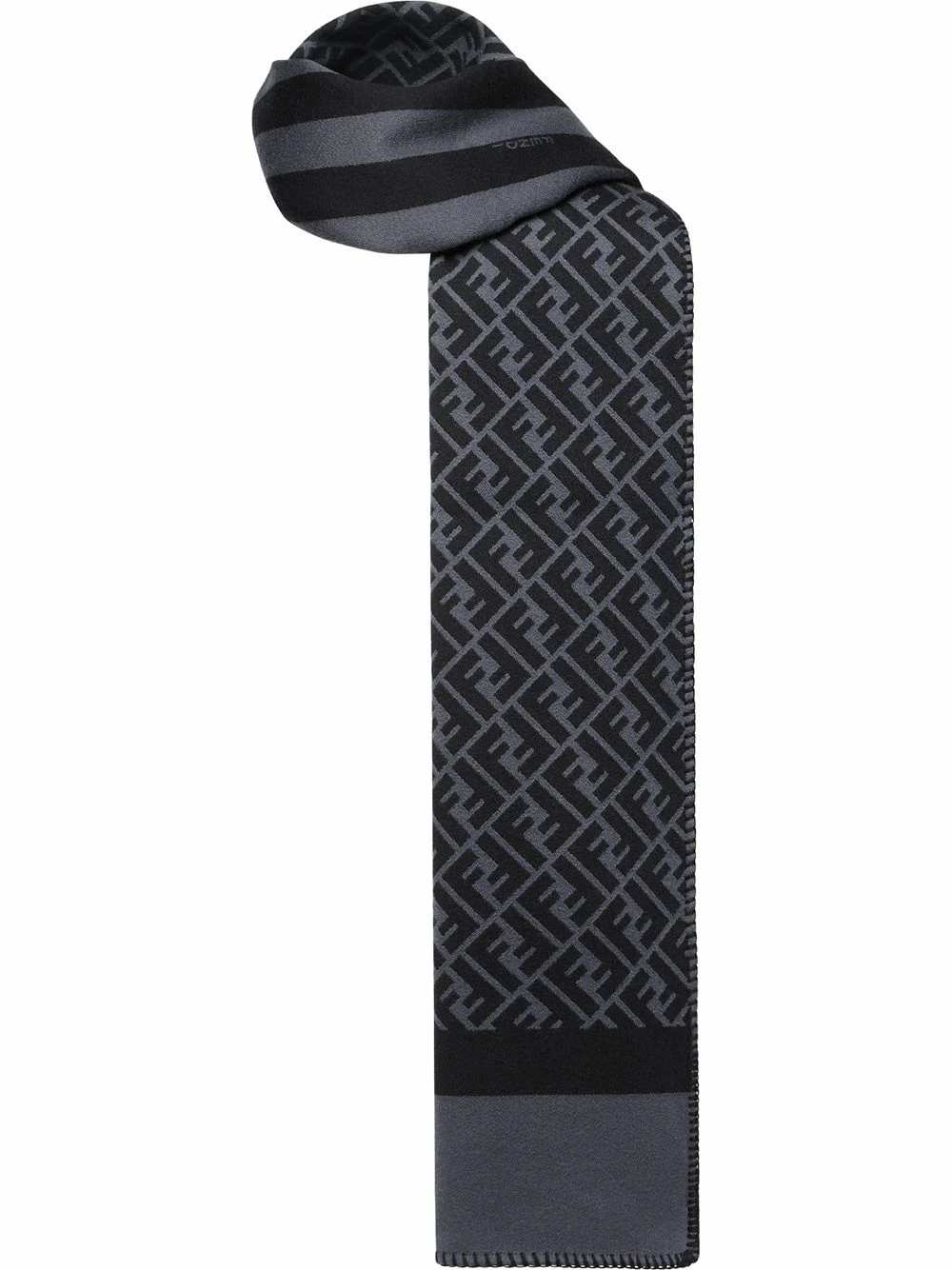 Best Sale β¨ Fendi FF motif knitted scarf scarves of men π 3 Fendi FF-motif knitted scarf