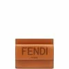 Fendi embossed logo cardholder