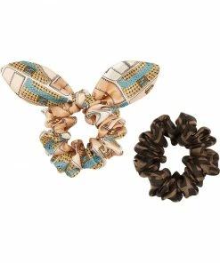 Fendi logo-print scrunchie set