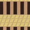 Fendi logo-intarsia scarf