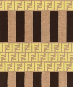 Fendi logo-intarsia scarf