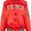 Fendi multi-patch bomber jacket