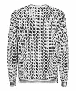 Fendi FF-motif woven jumper