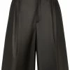 Fendi pleated high-waisted shorts