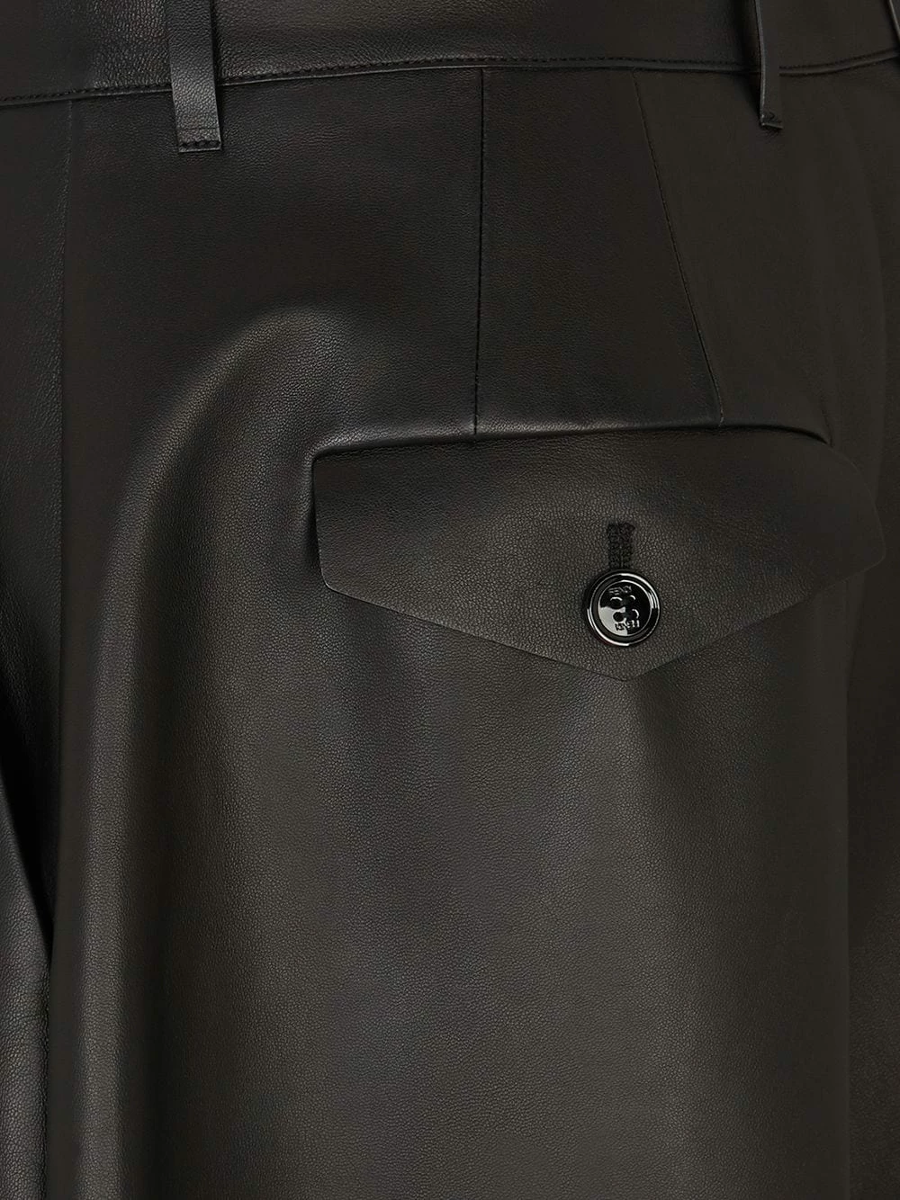 Brand new π₯° Fendi Pleated high waisted shorts leather & faux leather shorts of women π 5 Fendi pleated high-waisted shorts