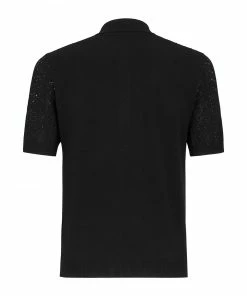 Fendi macramé short-sleeve polo shirt