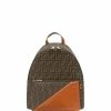 Fendi logo-print backpack