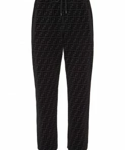 Fendi logo-print track prints