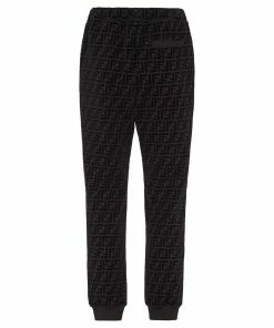 Fendi logo-print track prints