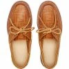 Fendi FF leather boat shoes