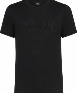 Fendi embroidered logo T-shirt