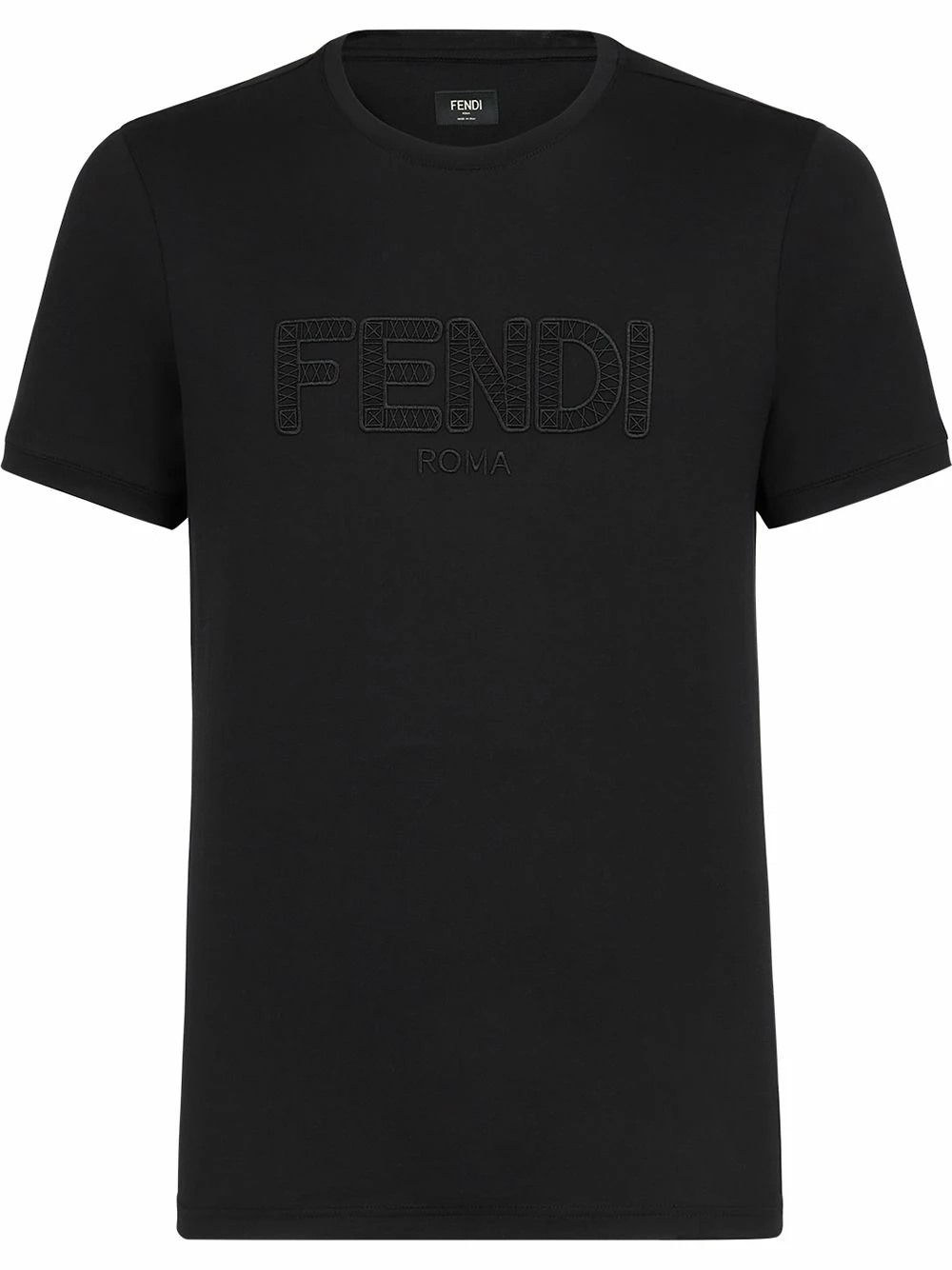 Best Sale π Fendi Embroidered logo T π shirt t-shirts of men π 3 Fendi embroidered logo T-shirt