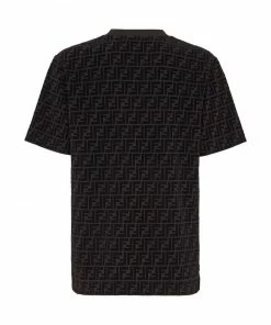 Fendi FF logo flocked T-shirt
