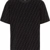 Fendi FF logo flocked T-shirt