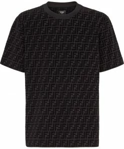 Fendi FF logo flocked T-shirt