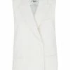 Fendi double-breasted sleeveless jacket