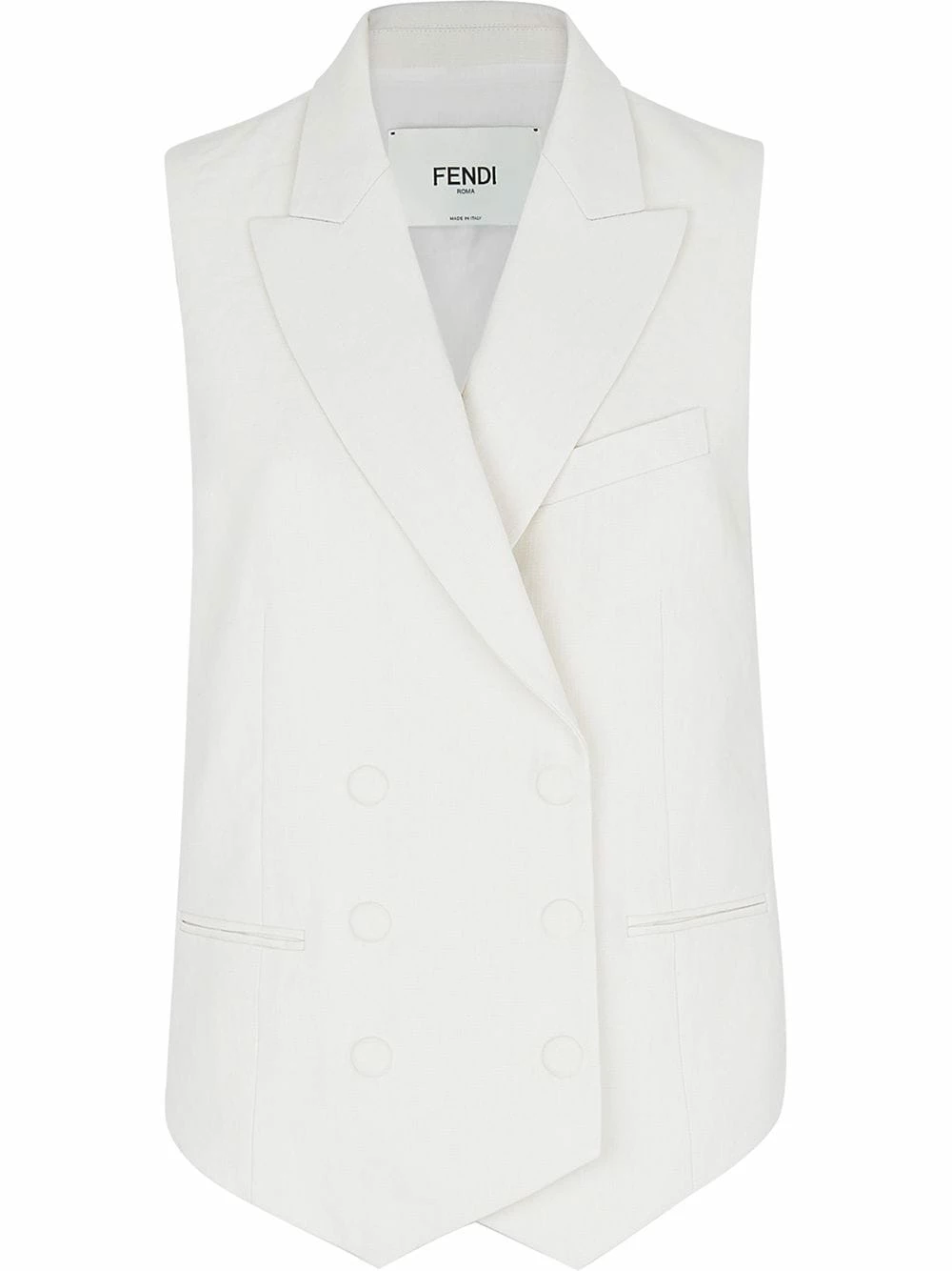 Best reviews of β Fendi Double breasted sleeveless jacket waistcoats & gilets of women π 3 Fendi double-breasted sleeveless jacket